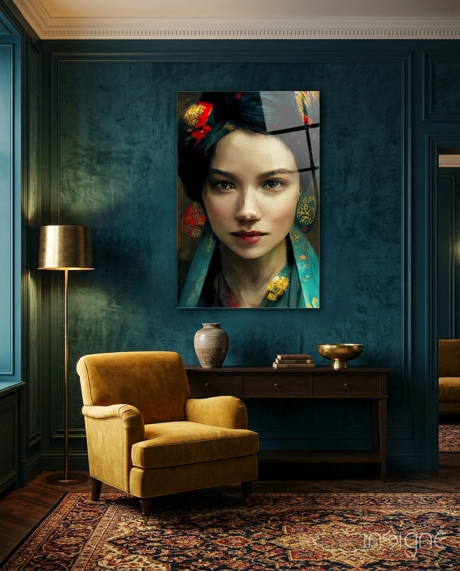 Virtual Beauty Glass Wall Art  || Designers Collection