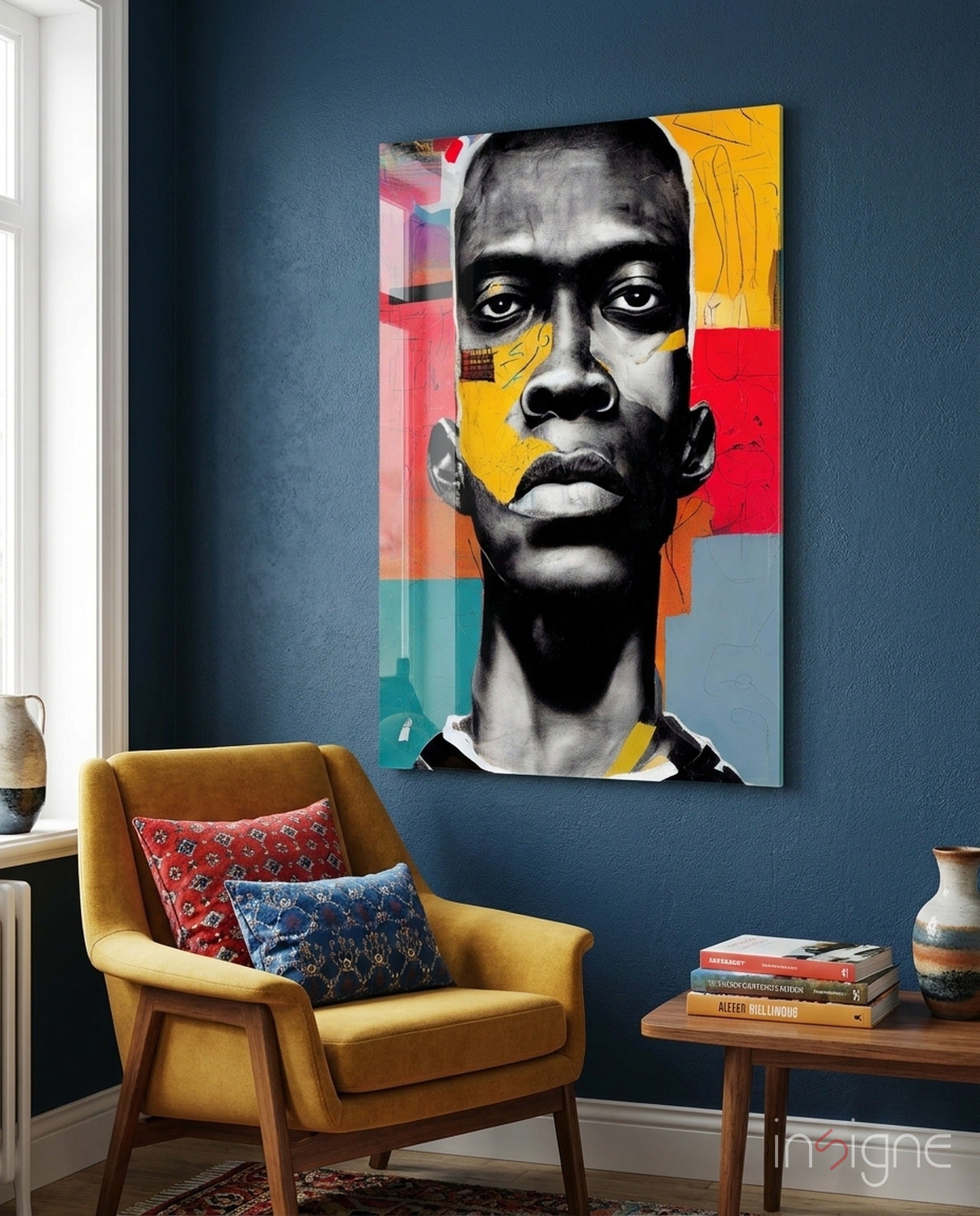 The Rebellious Look Glass Wall Art || Designer Collection