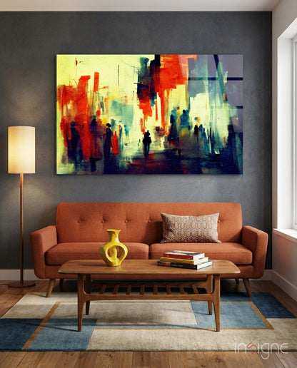 Silhouettes Glass Wall Art  || Designer Collection