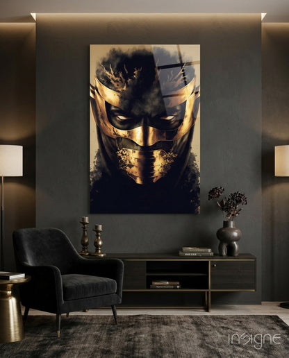 Masked Horror Glass Wall Art  || Designer Collection