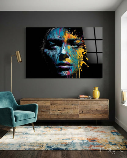 Beautiful Splash Glass Wall Art  || Designer Collection