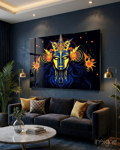 Astrologer Glass Wall Art|| Designer&