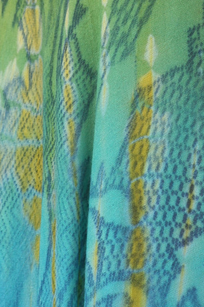 Sakkas Ombre Floral Tie Dye Tank Sheath Caftan Rayon Dress