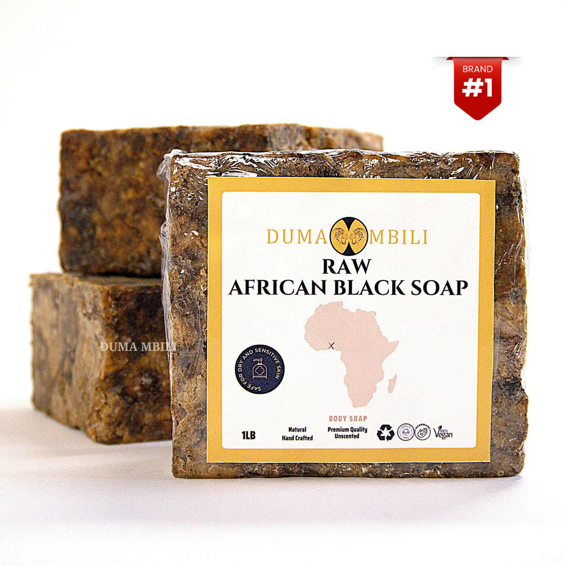 Authentic African Black Soap | Organic Skincare for Clear &amp; Glowing Skin