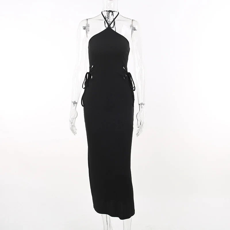 Knitted Long Sleeve Slim Mini Fairycore Slash Neck Dress