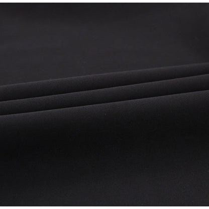 black short sleeve summer women dress 2022 Sexy V-neck solid High Street dress A-line mini Vestido