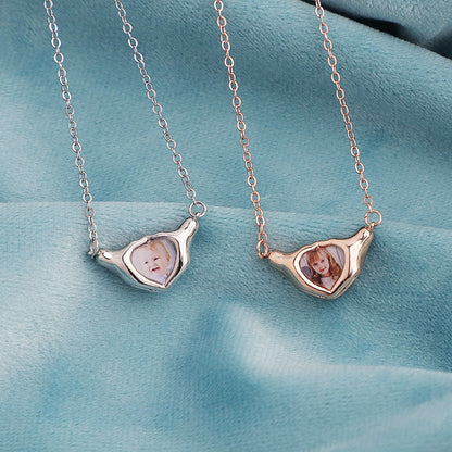 Heart Shaped Pendant Copper Personalized Colorful Baby Children&