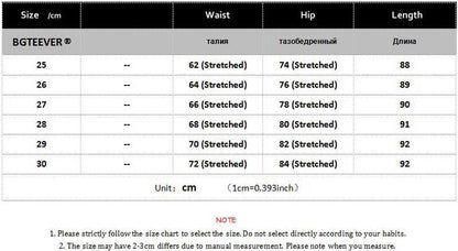 Irregular Ripped Holes Women Pencil Denim Jeans Stylish High Waist Stretched