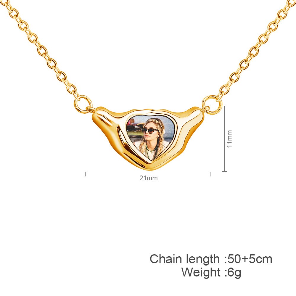 Heart Shaped Pendant Copper Personalized Colorful Baby Children&