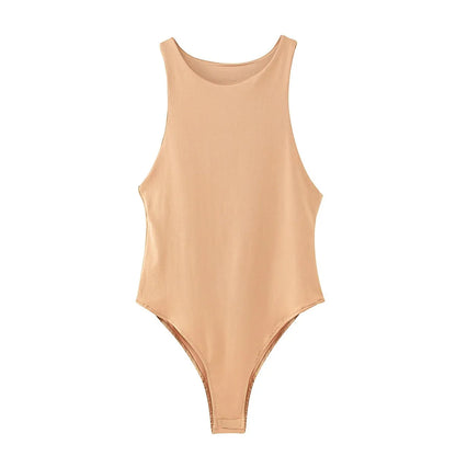 summer solid sexy bodycon women bodysuits