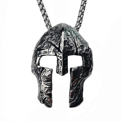 Punk Ghost Skull Mask Pendant Necklace Cool Men&