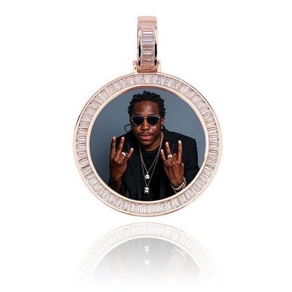 Custom Made Photo Medallions Necklace &amp; Pendant With Hip hop Jewelry