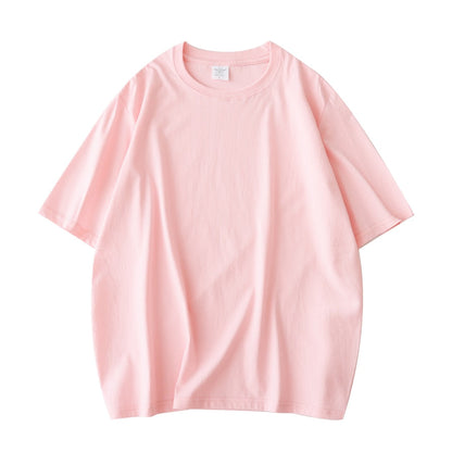 Women New Solid T shirts Female 100% Cotton Tees Lady Short Sleeve T-shirt Tops