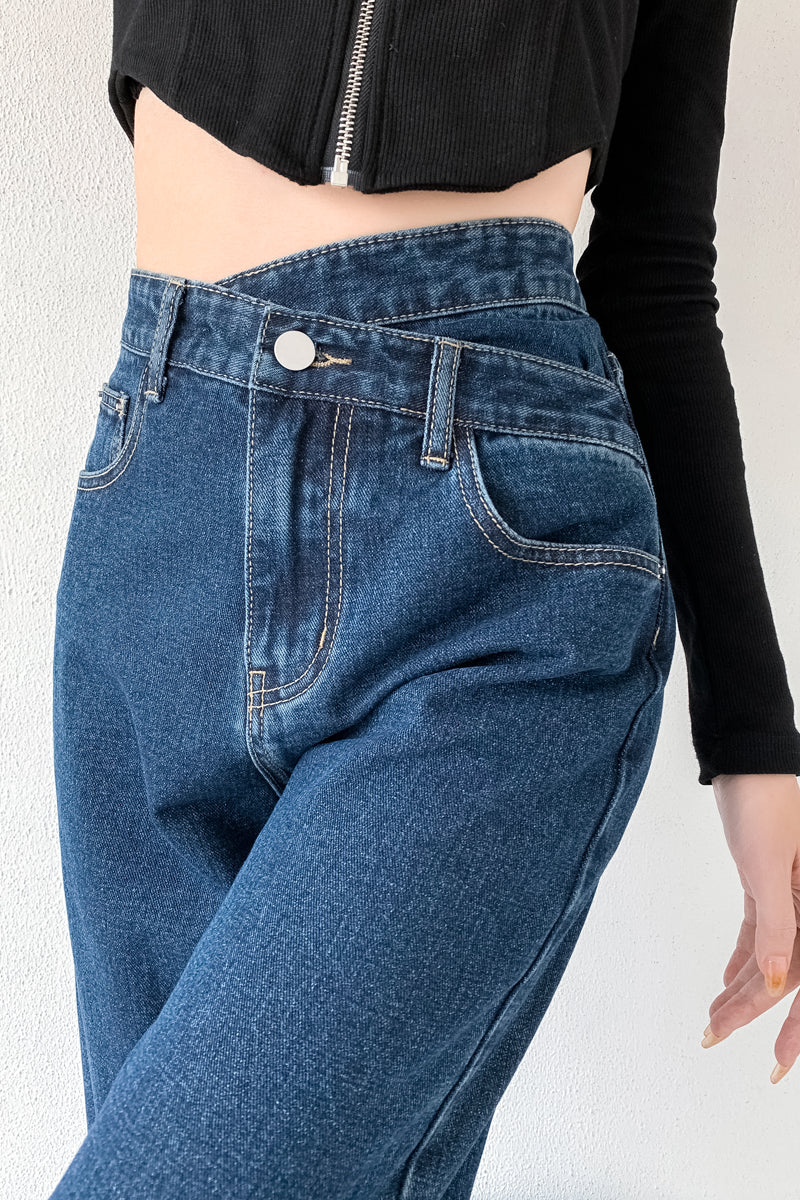 Jeans Women Wide Leg Pants Mom Femme High Waist Woman Trousers