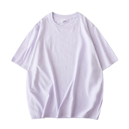 Women New Solid T shirts Female 100% Cotton Tees Lady Short Sleeve T-shirt Tops