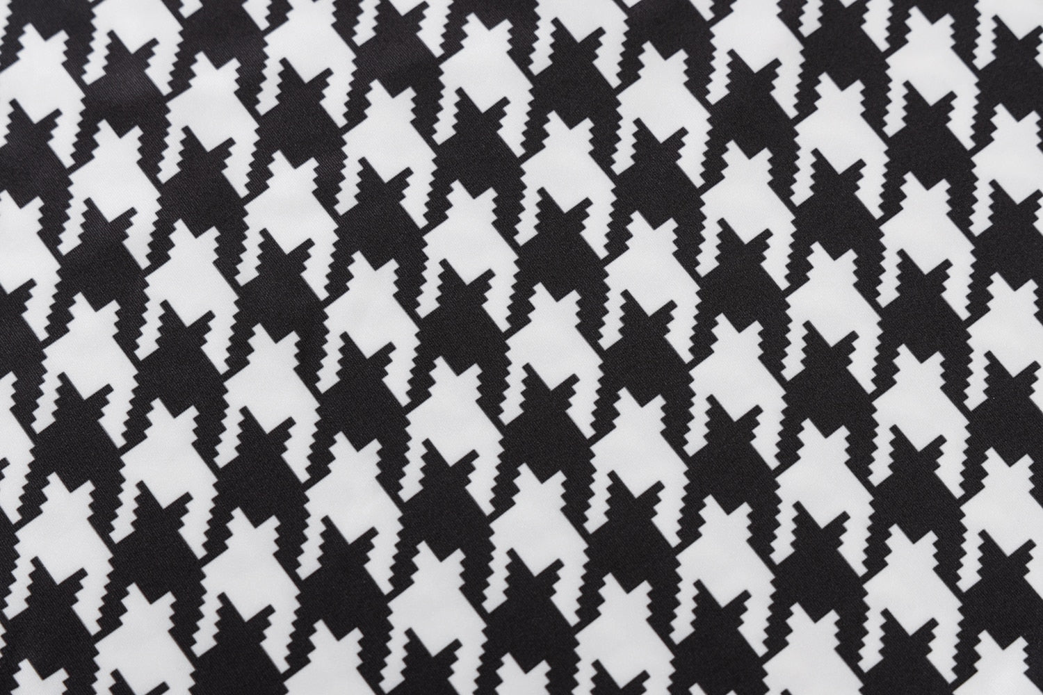 Houndstooth Print Women Long Sleeve Midi Dress Hollow Out Bodycon Streetwear