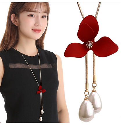 Long Necklaces&amp; Pendants for Women Collier Femme Geometric Fashion Crystal Jewelry