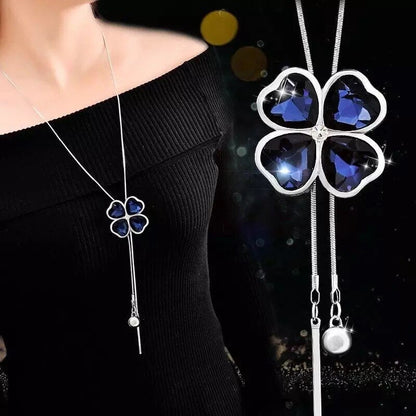 Long Necklaces&amp; Pendants for Women Collier Femme Geometric Fashion Crystal Jewelry