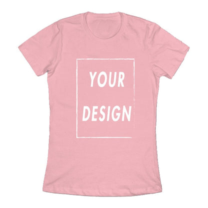 Custom T Shirt EU Size 100% Cotton Make Your Design Logo Text Men Women Print Original Design