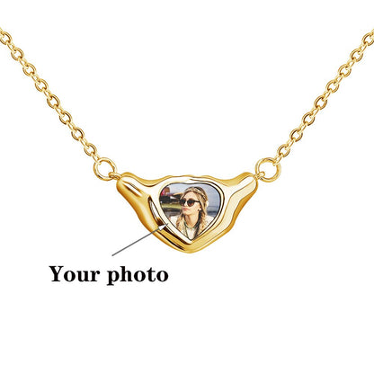 Heart Shaped Pendant Copper Personalized Colorful Baby Children&