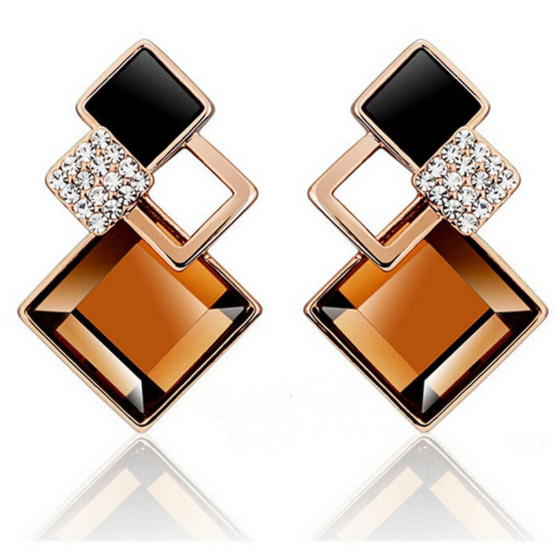 Long Necklaces&amp; Pendants for Women Collier Femme Geometric Fashion Crystal Jewelry