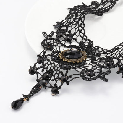 Sexy Big Statement Beads Flowers Water Droplets Crystal Necklaces &amp; Pendants