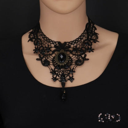 Sexy Big Statement Beads Flowers Water Droplets Crystal Necklaces &amp; Pendants