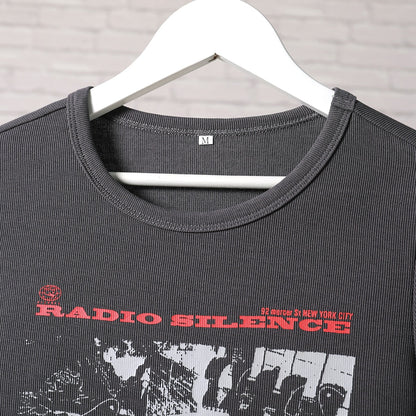 Classic Rock Graphic T Shirt Women Summer Round Neck Short Sleeve Cotton T Shirt