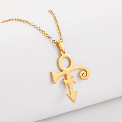 Guitar Memorial Love Symbol Pendant Necklace Le Petit Prince Necklaces