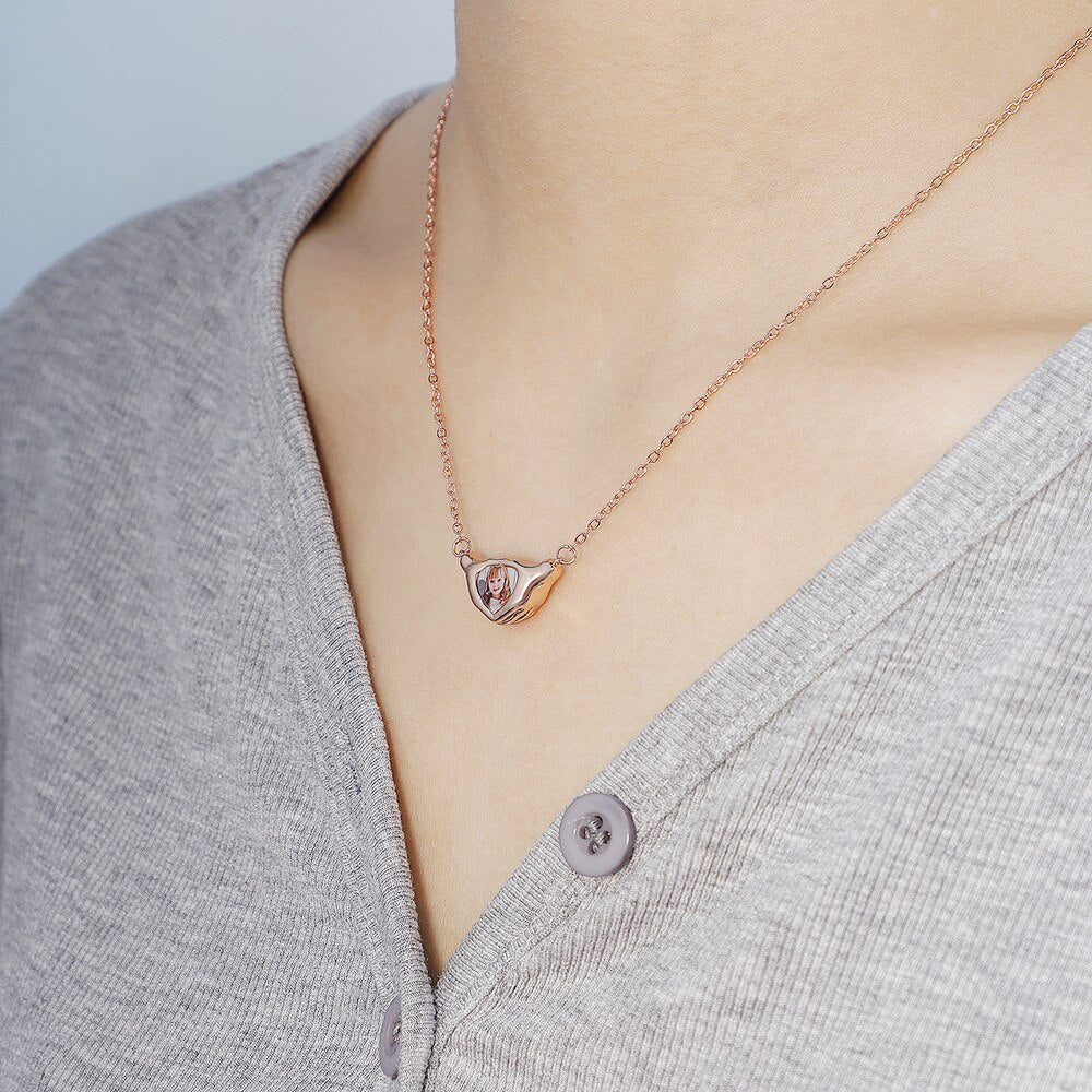 Heart Shaped Pendant Copper Personalized Colorful Baby Children&
