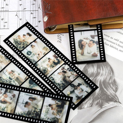 4Pcs Personalized Bookmarks Customized Film Roll Bookmark Memory DIY Custom Photo Album