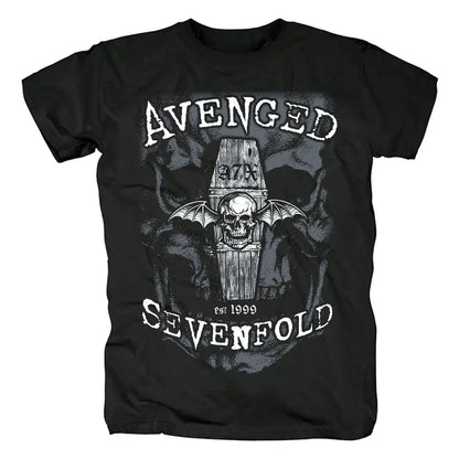 Harajuku Metalcore Avenged Sevenfold Rock T Shirt Hip Hop Streetwear T Shirt