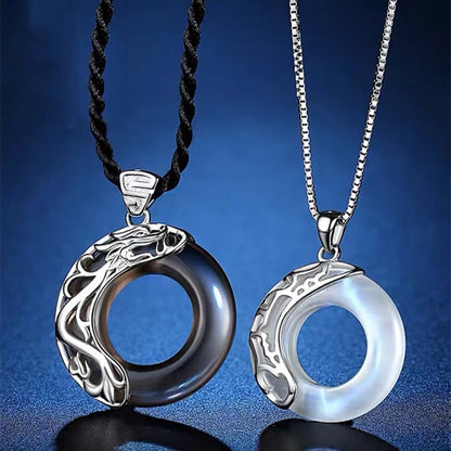 Heaven Officials Blessing Couple Necklaces Moonlight Pendant Necklace For Lovers Friendship Jewelry