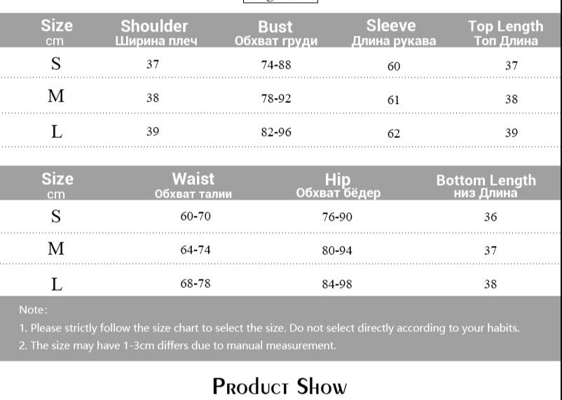 Long Sleeves Solid Navel Low Neck Bodycon Top Sexy Mini Dress Set