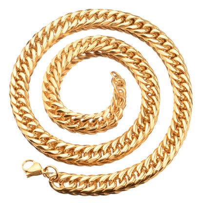 chunky gold necklace