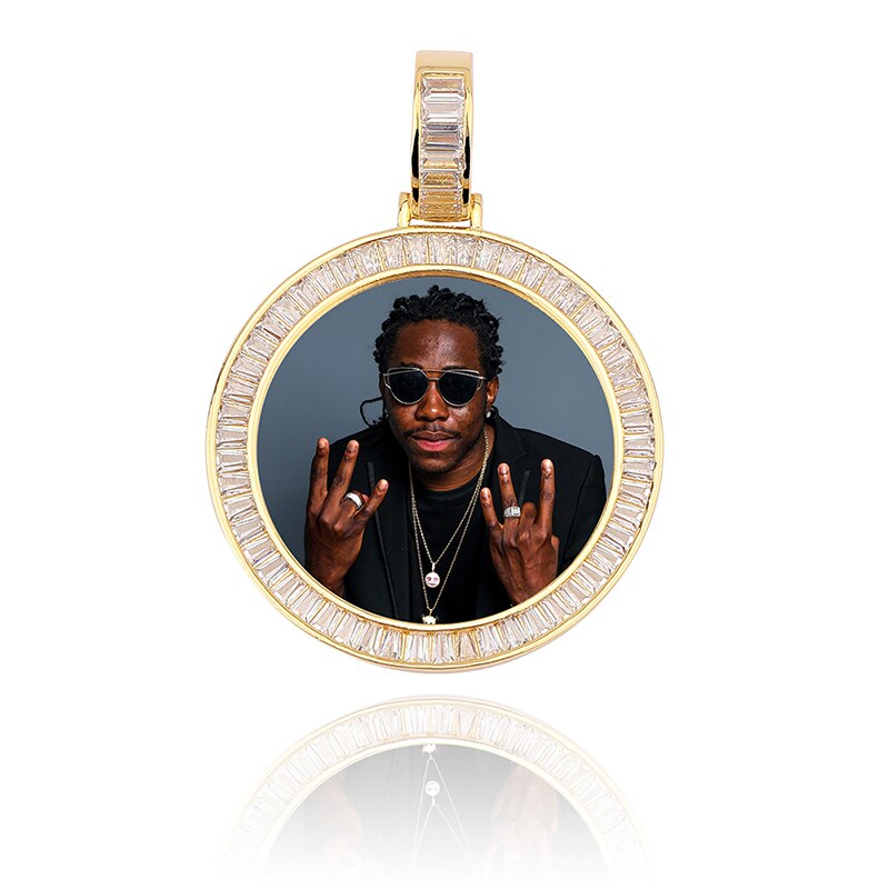 Custom Made Photo Medallions Necklace &amp; Pendant With Hip hop Jewelry