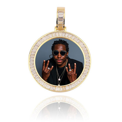 Custom Made Photo Medallions Necklace &amp; Pendant With Hip hop Jewelry
