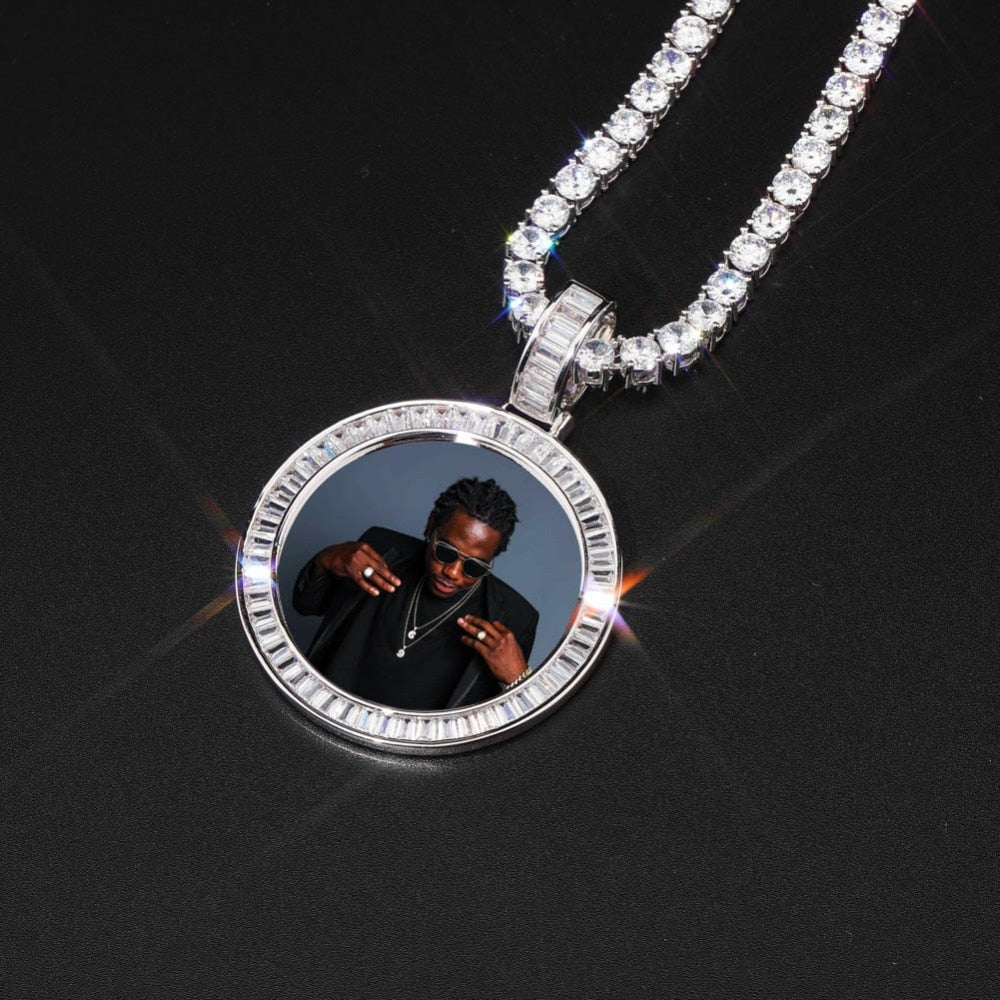 Custom Made Photo Medallions Necklace &amp; Pendant With Hip hop Jewelry
