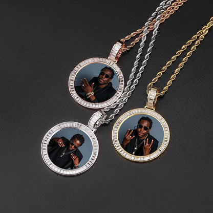 Custom Made Photo Medallions Necklace &amp; Pendant With Hip hop Jewelry
