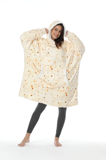 Oversized Hoodie Sweatshirt Women Tie Dye Hoodies Fleece Giant Wearable Blanket