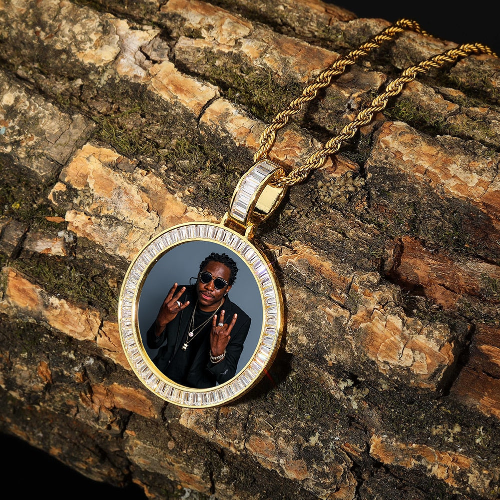 Custom Made Photo Medallions Necklace &amp; Pendant With Hip hop Jewelry