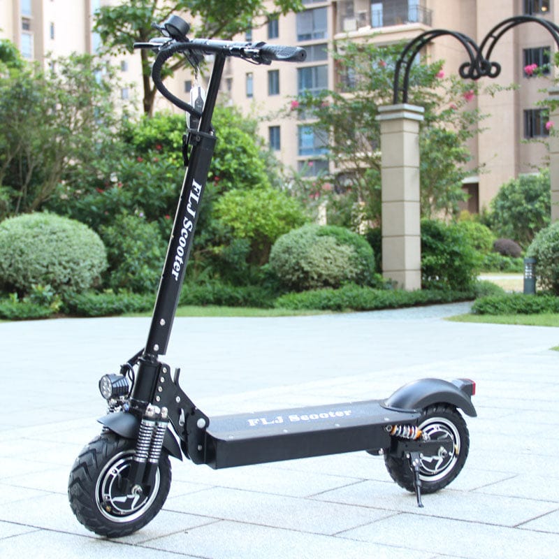 FLJ 2400W Dual Motor e Scooter 52V Folding Electric