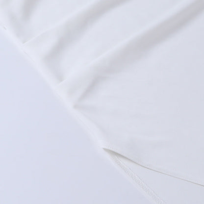 High Split Ankle-length Party Dresses Women Solid White Spaghetti Strap Dress Y2K