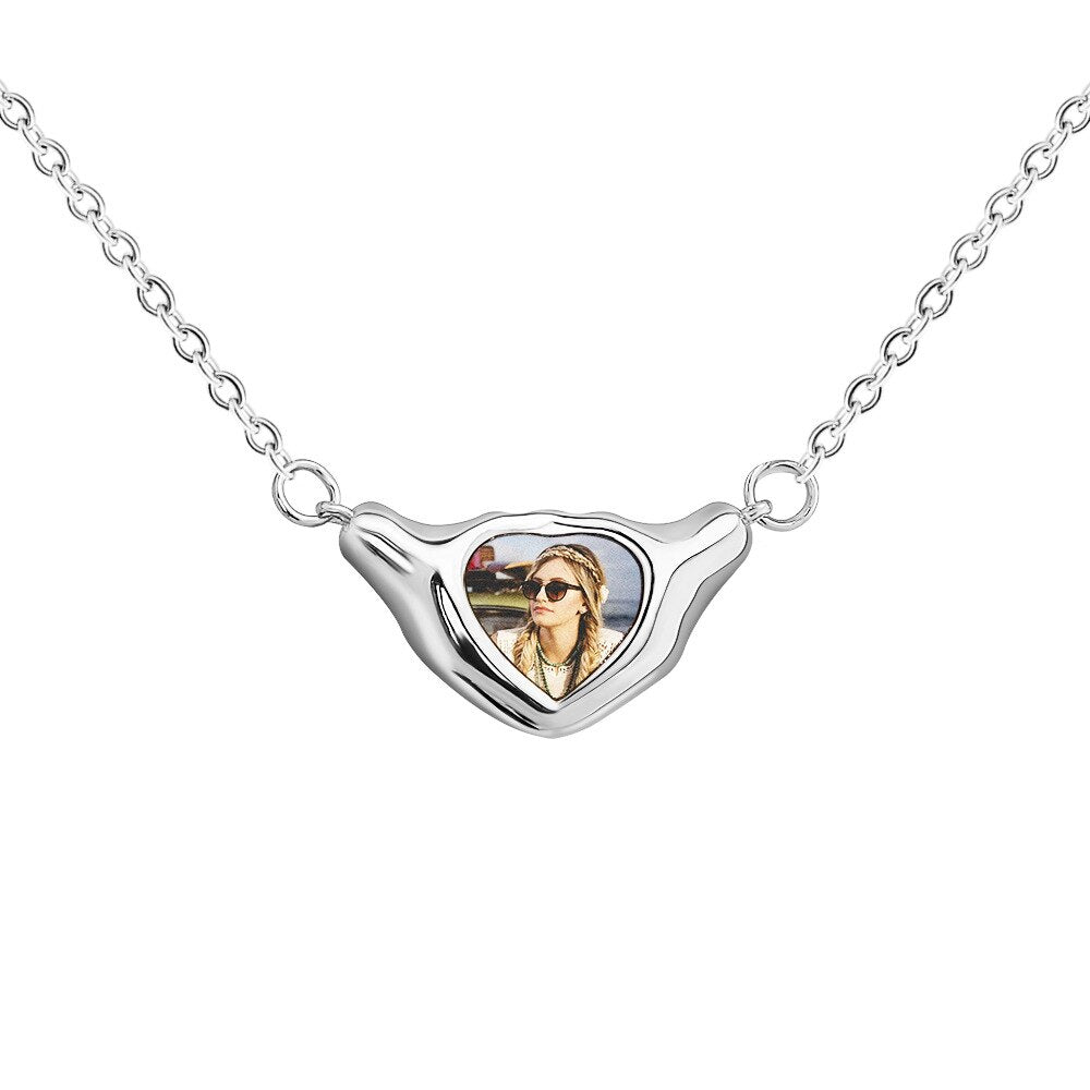 Heart Shaped Pendant Copper Personalized Colorful Baby Children&
