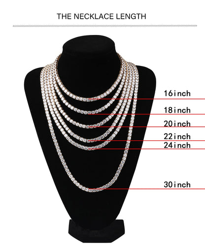 Iced Out Bling Lightning Pendants With Tennis Chain Copper Material Men&
