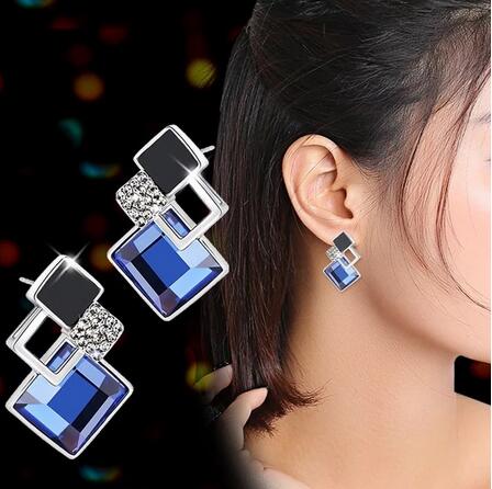 Long Necklaces&amp; Pendants for Women Collier Femme Geometric Fashion Crystal Jewelry