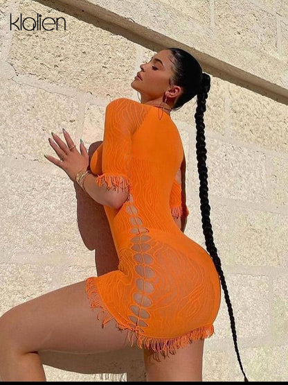Cut Out Sexy Zebra Mesh Transparent Women&