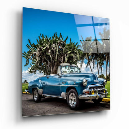 Classic Car Glass Wall Art