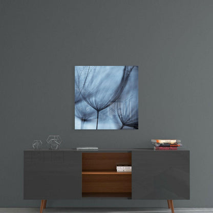 Dandelion Tranquility Glass Wall Art