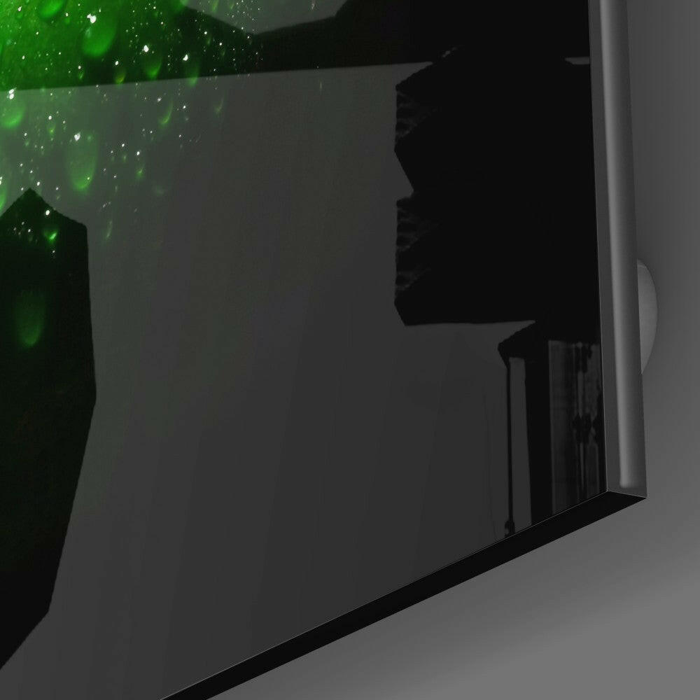 Green Orchard Fruit Glass Wall Art